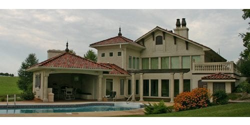 Chambers Residence, Bolivar, Mo. - Pool Side After