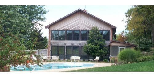 Chambers Residence, Bolivar, Mo. - Pool Side Before