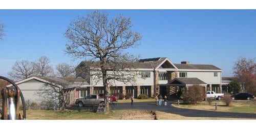 Here we have a 20 year old structure that the client wanted to improve. 